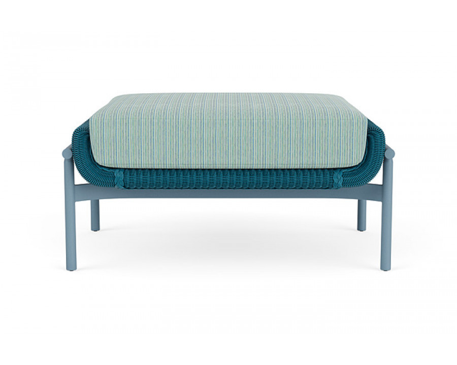 Lloyd Flanders™ Solstice Ottoman  - Peacock, Stillwater