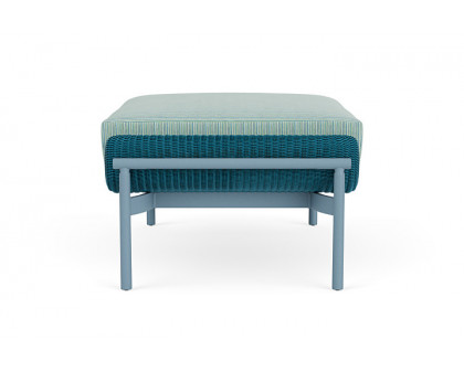 Lloyd Flanders™ Solstice Ottoman  - Peacock, Stillwater