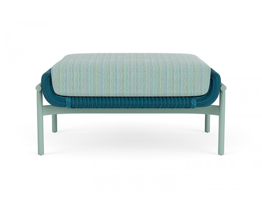 Lloyd Flanders™ Solstice Ottoman  - Peacock, Sea Glass