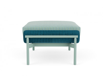 Lloyd Flanders™ Solstice Ottoman  - Peacock, Sea Glass