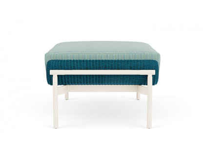 Lloyd Flanders™ Solstice Ottoman  - Peacock, Ivory