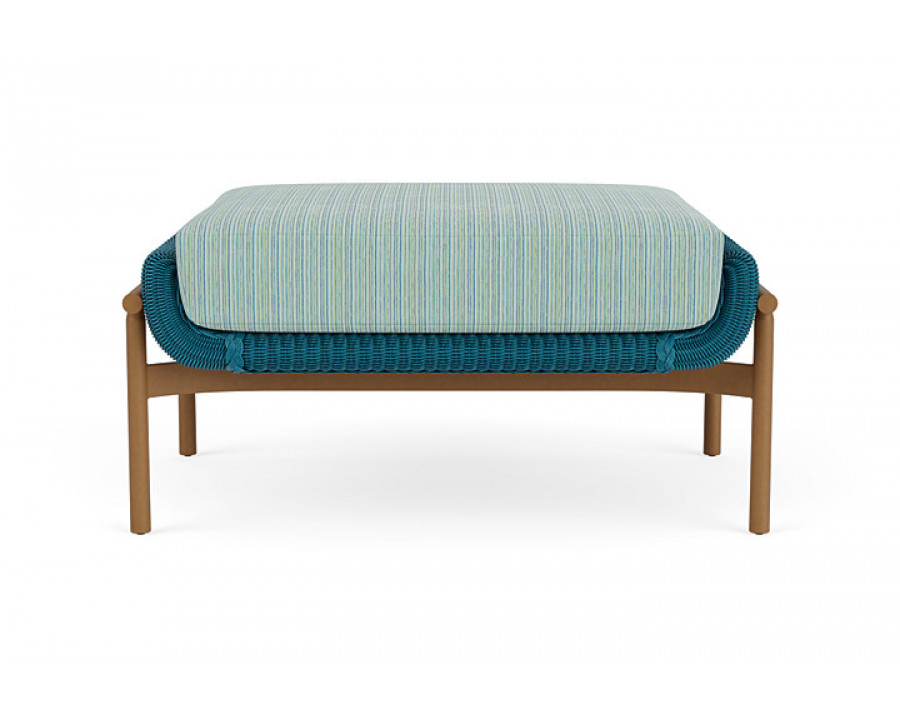 Lloyd Flanders™ Solstice Ottoman  - Peacock, Hickory