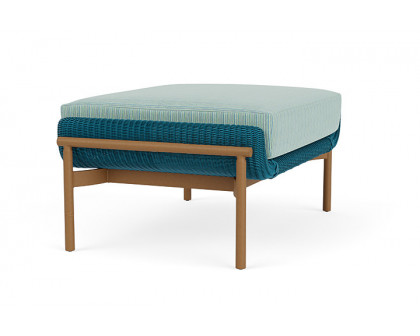 Lloyd Flanders™ Solstice Ottoman  - Peacock, Hickory