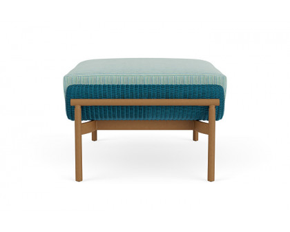 Lloyd Flanders™ Solstice Ottoman  - Peacock, Hickory