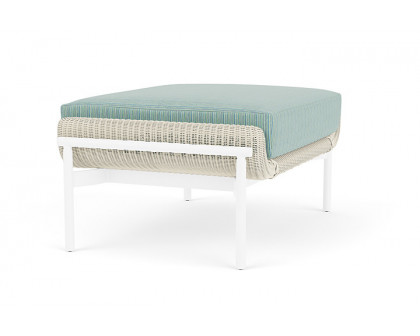 Lloyd Flanders™ Solstice Ottoman  - Ivory, White