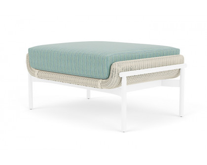 Lloyd Flanders™ Solstice Ottoman  - Ivory, White