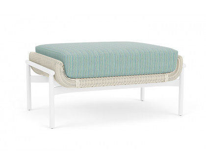 Lloyd Flanders™ Solstice Ottoman  - Ivory, Matte White