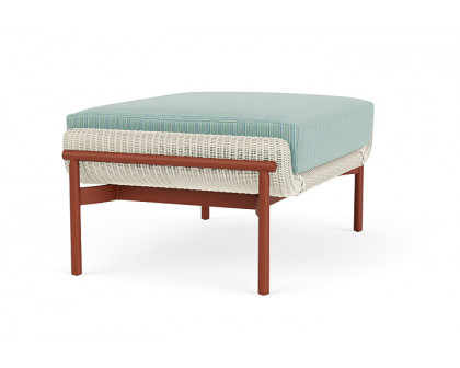 Lloyd Flanders™ Solstice Ottoman  - Ivory, Terracotta