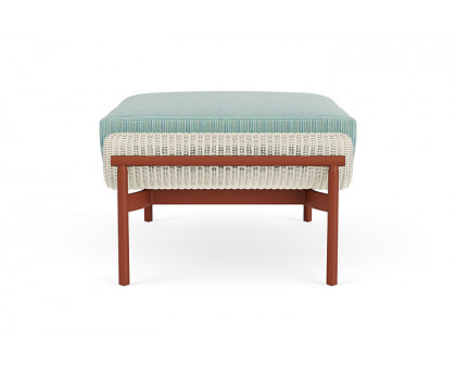 Lloyd Flanders™ Solstice Ottoman  - Ivory, Terracotta