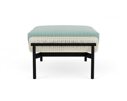 Lloyd Flanders™ Solstice Ottoman  - Ivory, Ebony