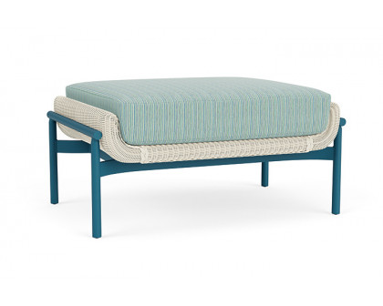 Lloyd Flanders™ Solstice Ottoman  - Ivory, Peacock