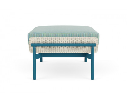 Lloyd Flanders™ Solstice Ottoman  - Ivory, Peacock