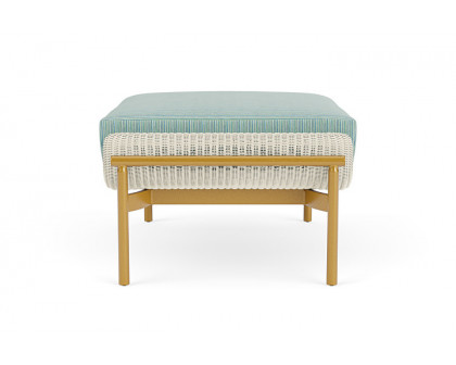 Lloyd Flanders™ Solstice Ottoman  - Ivory, Metallic Gold