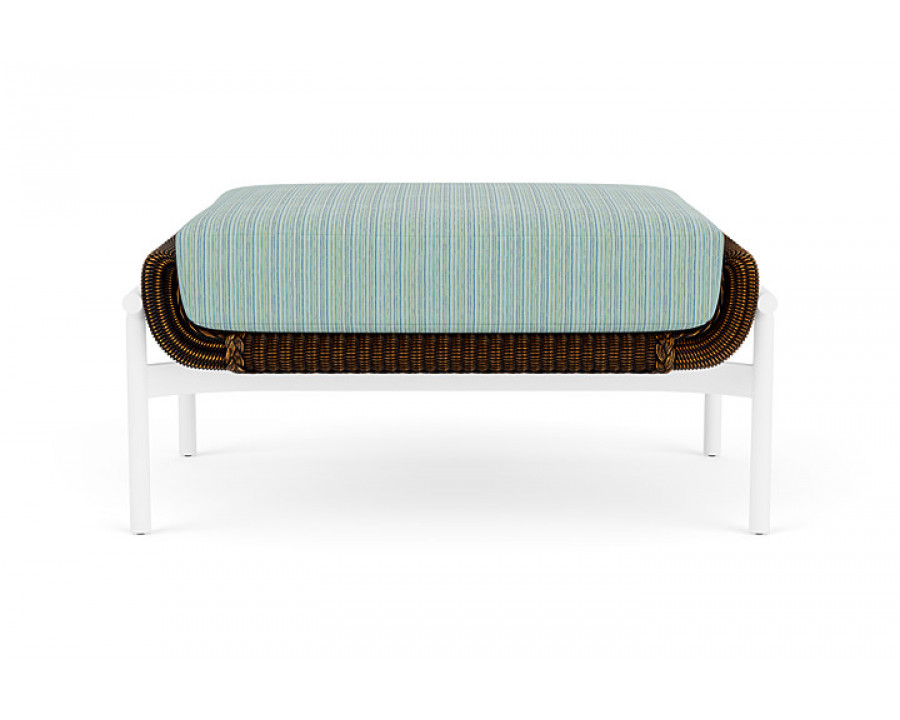 Lloyd Flanders™ Solstice Ottoman  - Mink, Matte White