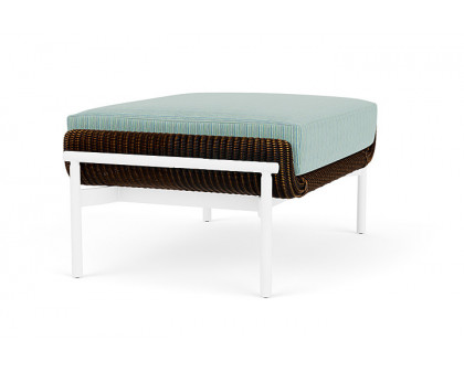 Lloyd Flanders™ Solstice Ottoman  - Mink, Matte White