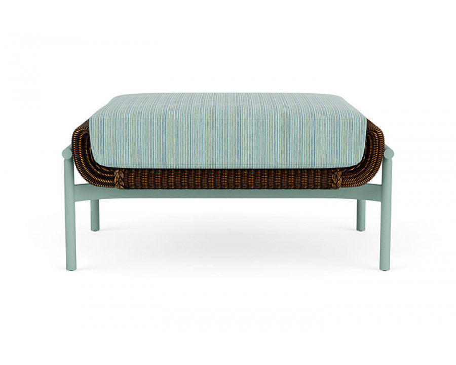 Lloyd Flanders™ Solstice Ottoman  - Mink, Sea Glass