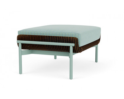 Lloyd Flanders™ Solstice Ottoman  - Mink, Sea Glass