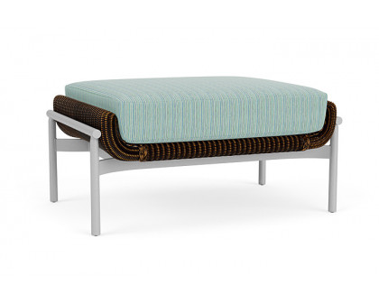 Lloyd Flanders™ Solstice Ottoman  - Mink, Metallic Silver