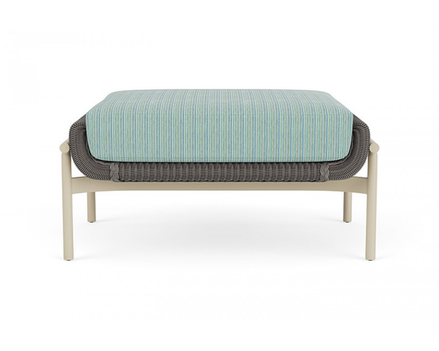 Lloyd Flanders™ Solstice Ottoman  - Pewter, Linen