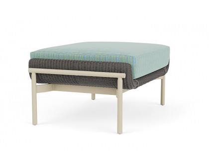 Lloyd Flanders™ Solstice Ottoman  - Pewter, Linen