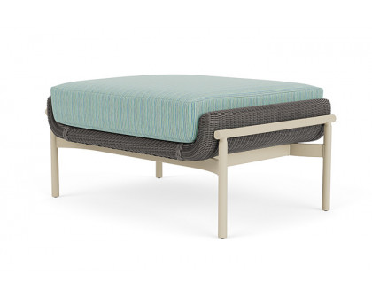 Lloyd Flanders™ Solstice Ottoman  - Pewter, Linen