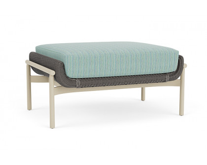 Lloyd Flanders™ Solstice Ottoman  - Pewter, Linen