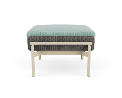 Lloyd Flanders™ Solstice Ottoman  - Pewter, Linen