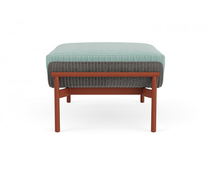 Lloyd Flanders™ Solstice Ottoman  - Pewter, Terracotta