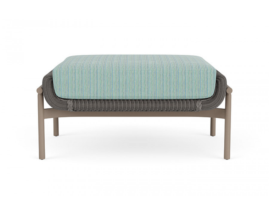 Lloyd Flanders™ Solstice Ottoman  - Pewter, French Beige