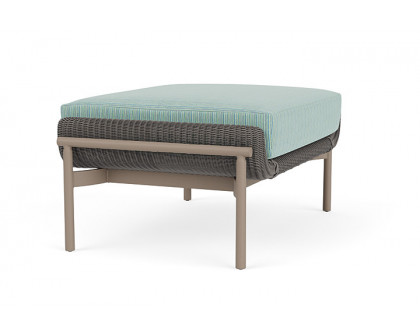 Lloyd Flanders™ Solstice Ottoman  - Pewter, French Beige