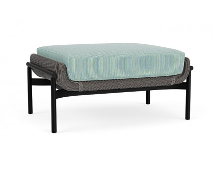 Lloyd Flanders™ Solstice Ottoman  - Pewter, Ebony