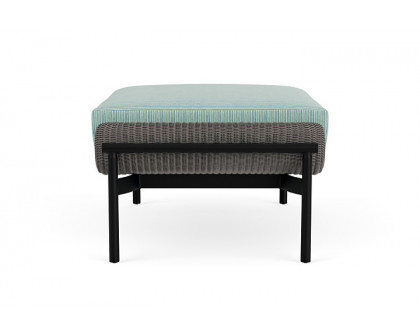 Lloyd Flanders™ Solstice Ottoman  - Pewter, Ebony