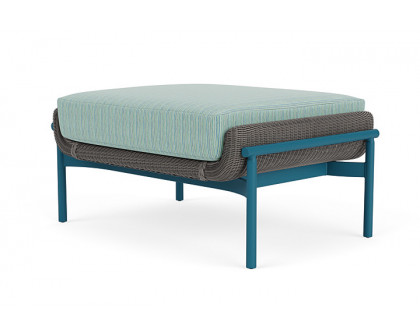 Lloyd Flanders™ Solstice Ottoman  - Pewter, Peacock