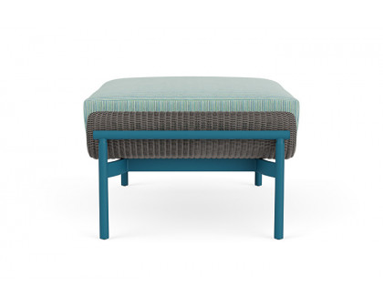 Lloyd Flanders™ Solstice Ottoman  - Pewter, Peacock