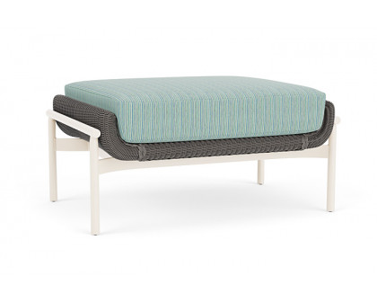 Lloyd Flanders™ Solstice Ottoman  - Pewter, Ivory