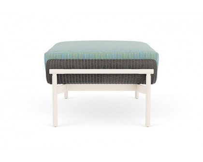 Lloyd Flanders™ Solstice Ottoman  - Pewter, Ivory