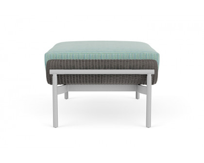 Lloyd Flanders™ Solstice Ottoman  - Pewter, Metallic Silver