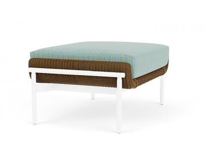 Lloyd Flanders™ Solstice Ottoman  - Hickory, White