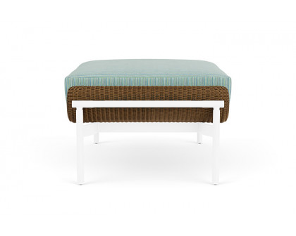 Lloyd Flanders™ Solstice Ottoman  - Hickory, White