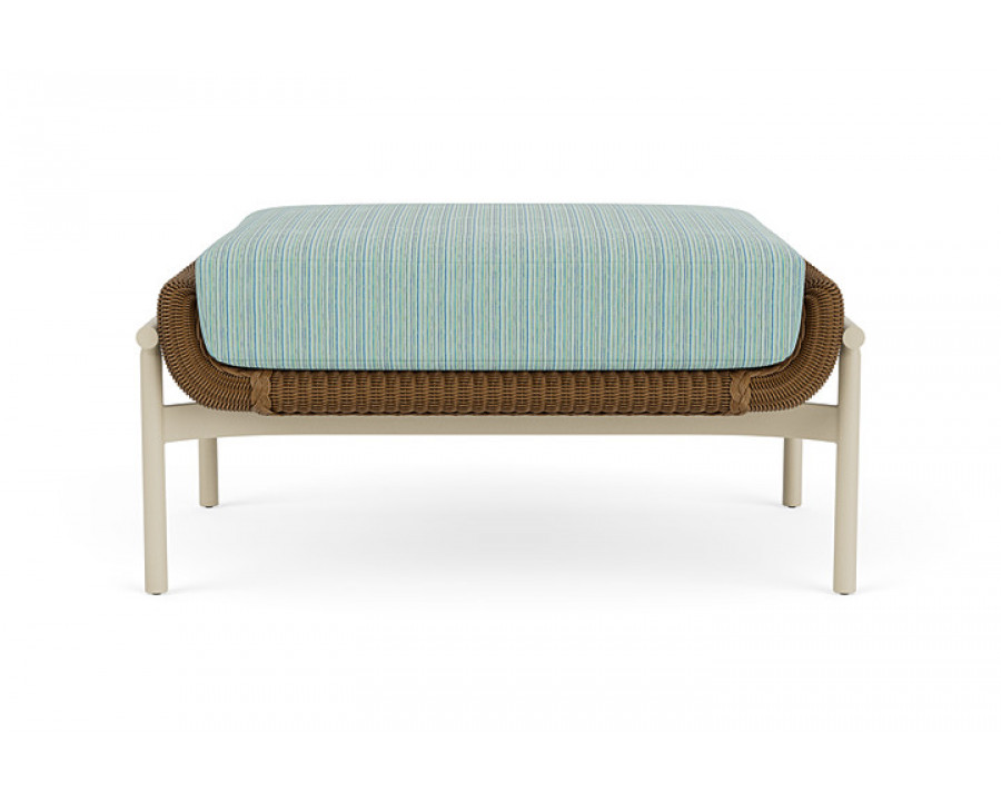 Lloyd Flanders™ Solstice Ottoman  - Hickory, Linen