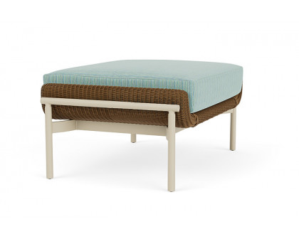 Lloyd Flanders™ Solstice Ottoman  - Hickory, Linen