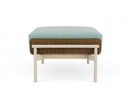 Lloyd Flanders™ Solstice Ottoman  - Hickory, Linen