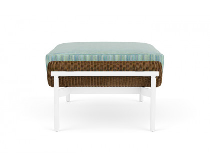 Lloyd Flanders™ Solstice Ottoman  - Hickory, Matte White