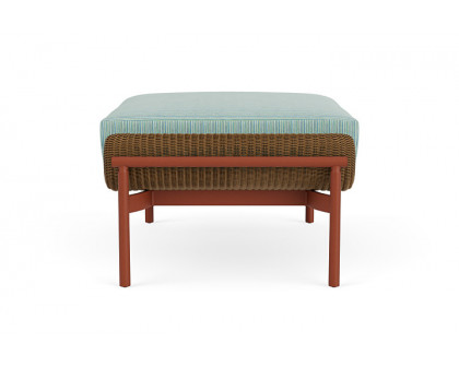 Lloyd Flanders™ Solstice Ottoman  - Hickory, Terracotta