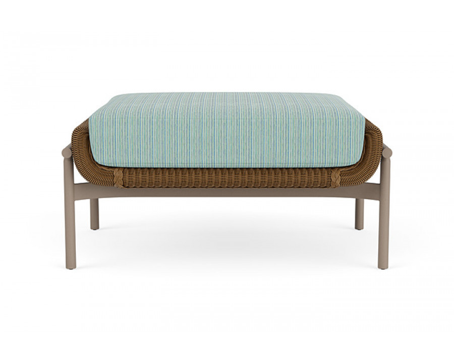 Lloyd Flanders™ Solstice Ottoman  - Hickory, French Beige