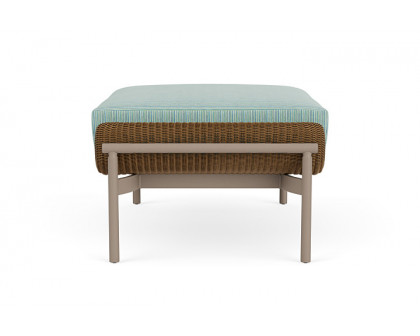 Lloyd Flanders™ Solstice Ottoman  - Hickory, French Beige