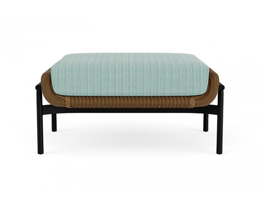 Lloyd Flanders™ Solstice Ottoman  - Hickory, Ebony