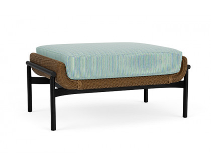 Lloyd Flanders™ Solstice Ottoman  - Hickory, Ebony