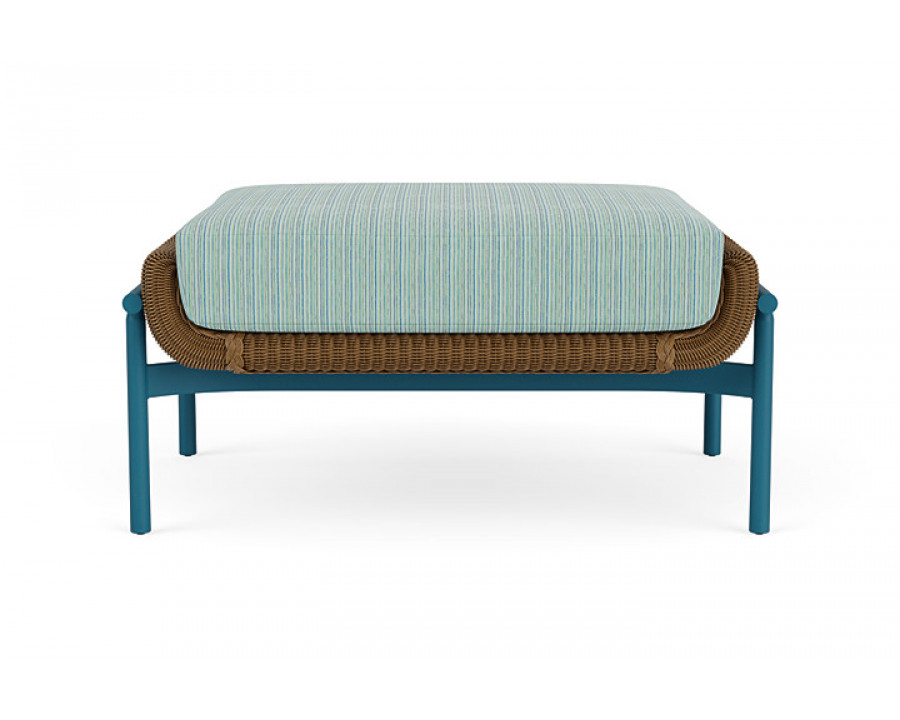 Lloyd Flanders™ Solstice Ottoman  - Hickory, Peacock