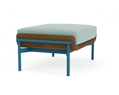 Lloyd Flanders™ Solstice Ottoman  - Hickory, Peacock